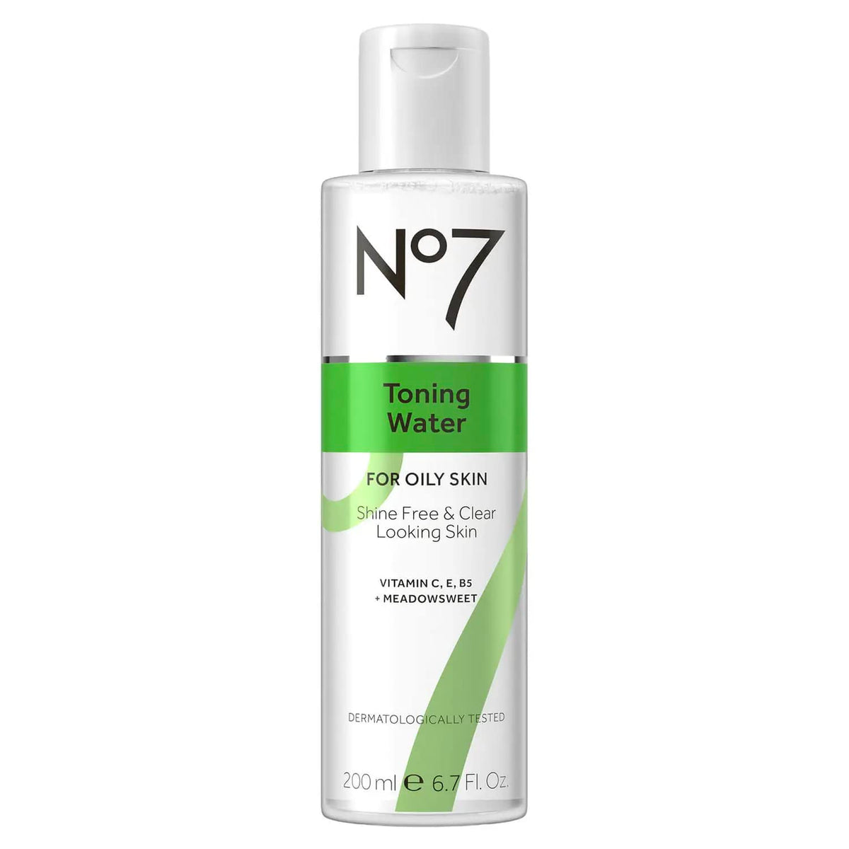 No7 Toning Water For Oily Skin - Skin Toner With Tri-Vit Complex & Ginseng, 6.7 Fl Oz