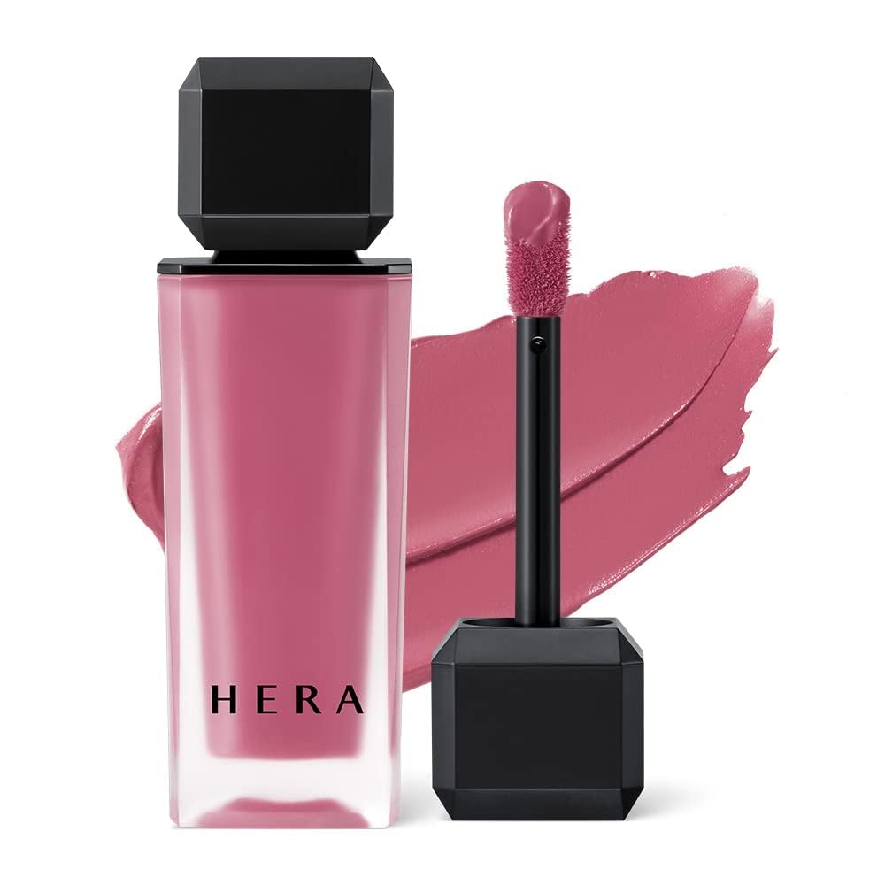 Hera Sensual Powder Matte Liquid Lipstick #169 Seoul Cherry - Long-Lasting Velvet Finish, 0.17 Oz