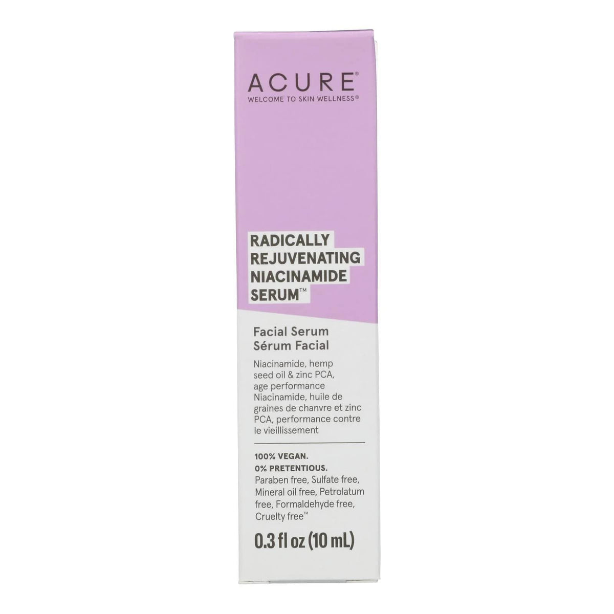 Acure Radically Rejuvenating Niacinamide Serum - 0.3 Fl Oz Anti-Aging Skincare