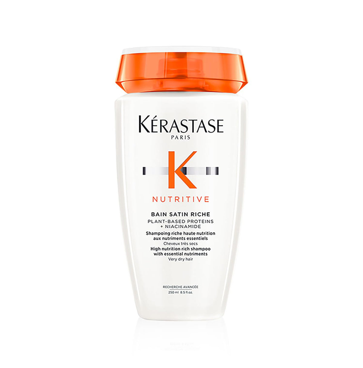 KERASTASE Nutritive Bain Satin Riche Shampoo  Cleanses  Strengthens Against Dryness  Adds Softness  Shine  Nourishment  Wit