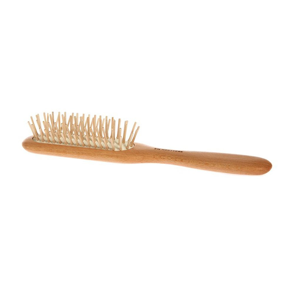 Iris Hantverk Natural Wood Hair Brush with Wooden Pins - Birch Wood Quality