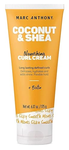 Marc Anthony Coconut Oil Curl Cream, 5.9 Oz - Pack Of 6, Define & Hydrate Curls