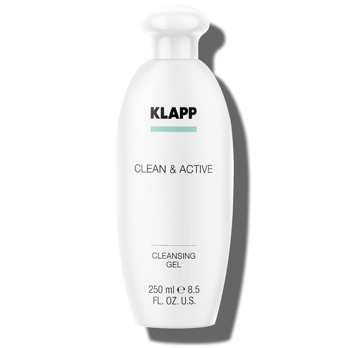 KLAPP CLEAN & ACTIVE Cleansing Gel - 8.5 Fl Oz for Deep Clean & Refreshing Skin Care