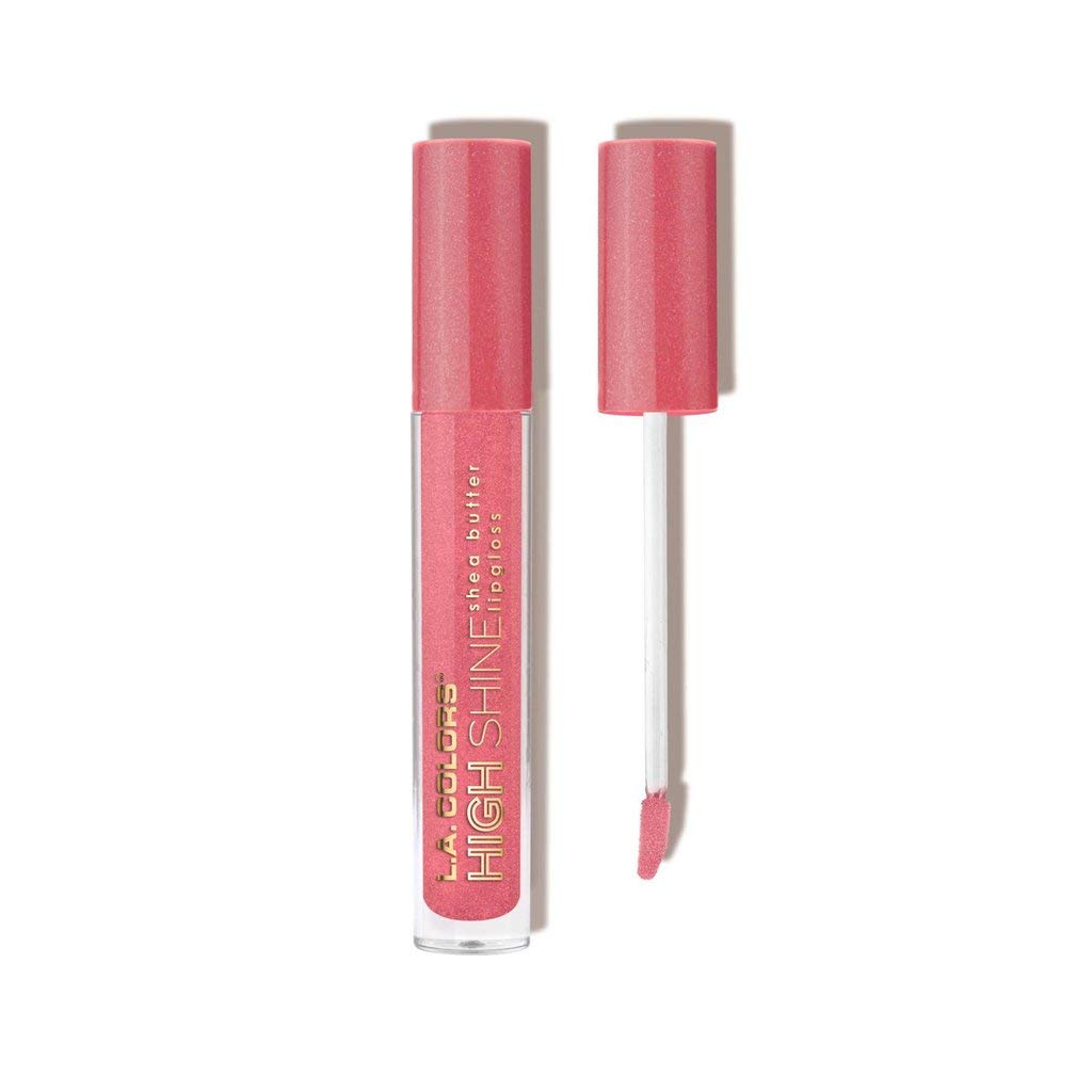 L.A. Colors High Shine Shea Butter Lip Gloss - Playful, 0.14 Ounce, Hydrating Shine