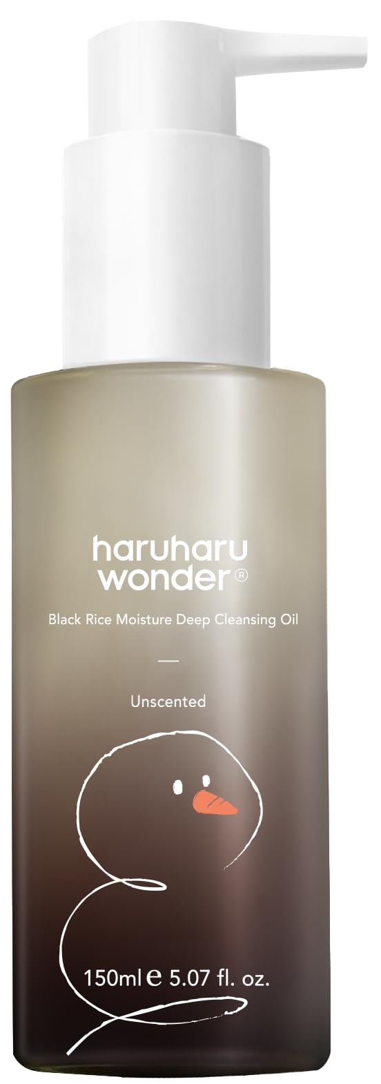 Haruharu Black Rice Moisture Cleansing Oil 150Ml - Korean Makeup Remover, Holiday Gift