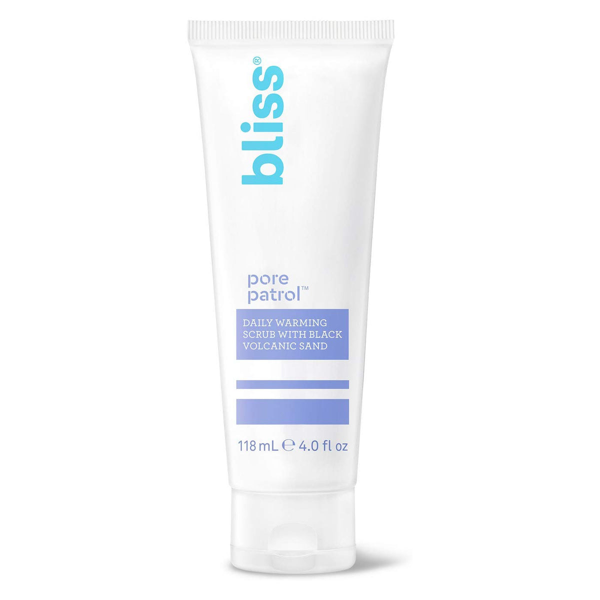 Bliss Pore Patrol Warming Daily Scrub - 4 Fl Oz - Oil-Free, Vegan, Minimizes Pores, Sensitive Skin