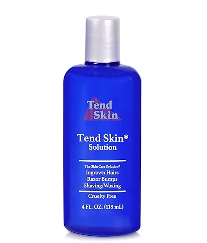 Tend Skin Razor Bump Solution - 4Oz For Post Shaving & Waxing, Transparent, Unisex