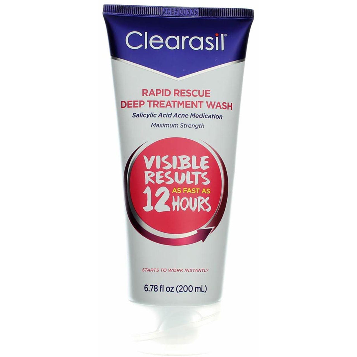 Clearasil Ultra Rapid Action Daily Face Wash 6.78Oz - 2 Pack For Clear Skin