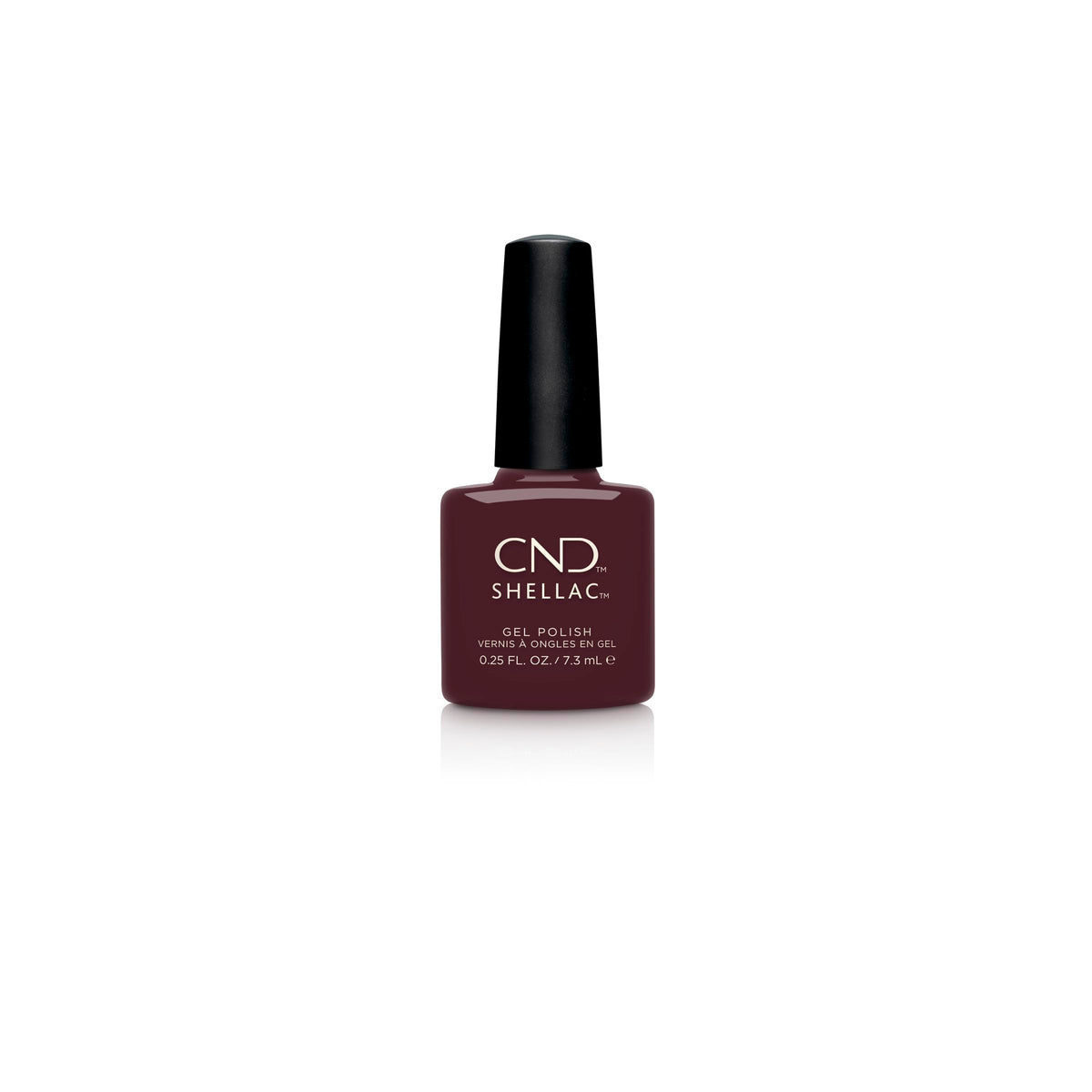 CND Shellac Gel Nail Polish, Long-lasting Red Color, 0.25 fl oz, Black Cherry #304