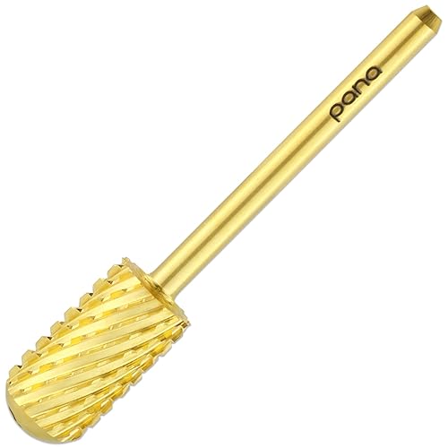 Pana 3/32&quot; Safety Nail Carbide Large Barrel - Double Coarse (2Xc) Gold Grit Size