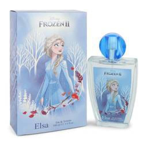 Disney Frozen II Elsa Eau De Toilette Spray for Girls, 3.4 oz - Sweet Floral Scent by Disney