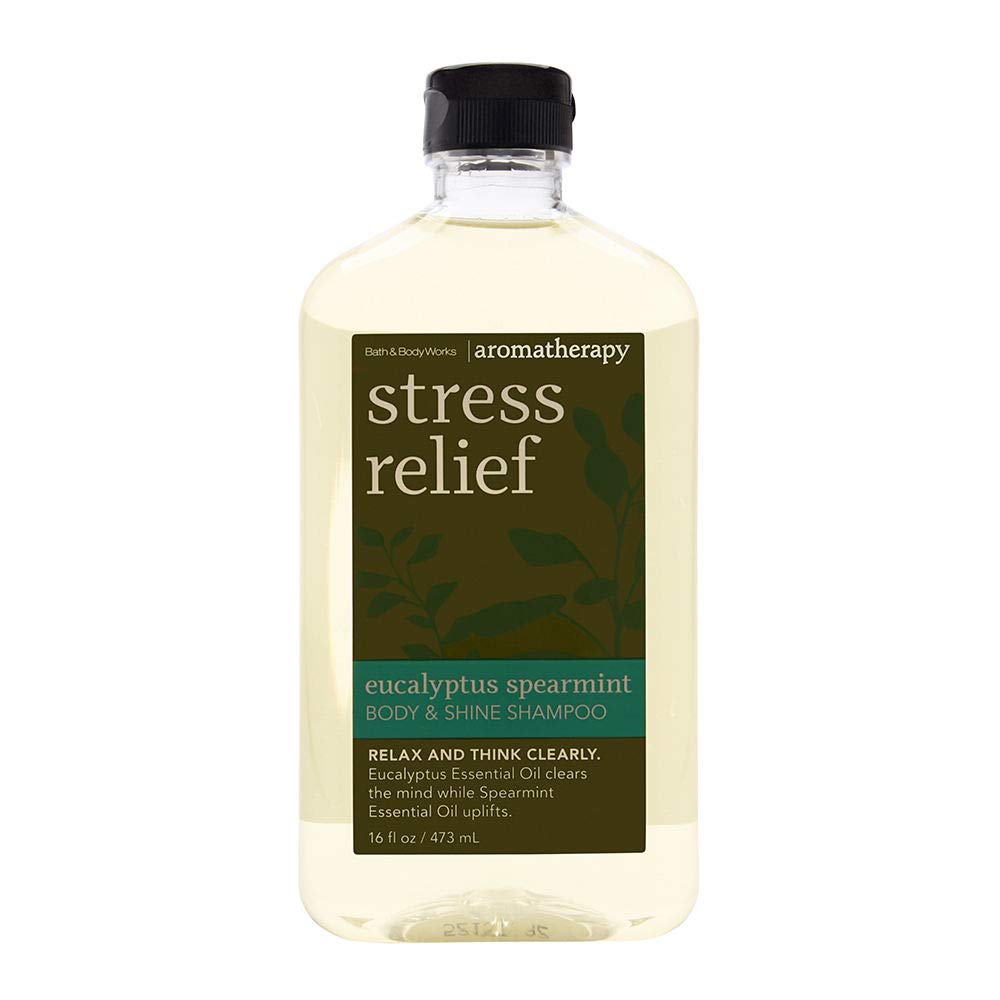 Bath & Body Works Eucalyptus Spearmint Body & Shine Shampoo, 16 Fl Oz - Stress Relief Formula