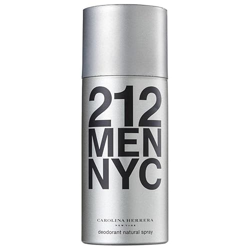 Carolina Herrera 212 Men Deodorant Spray, 5.1 Oz - Long-Lasting Freshness And Scent