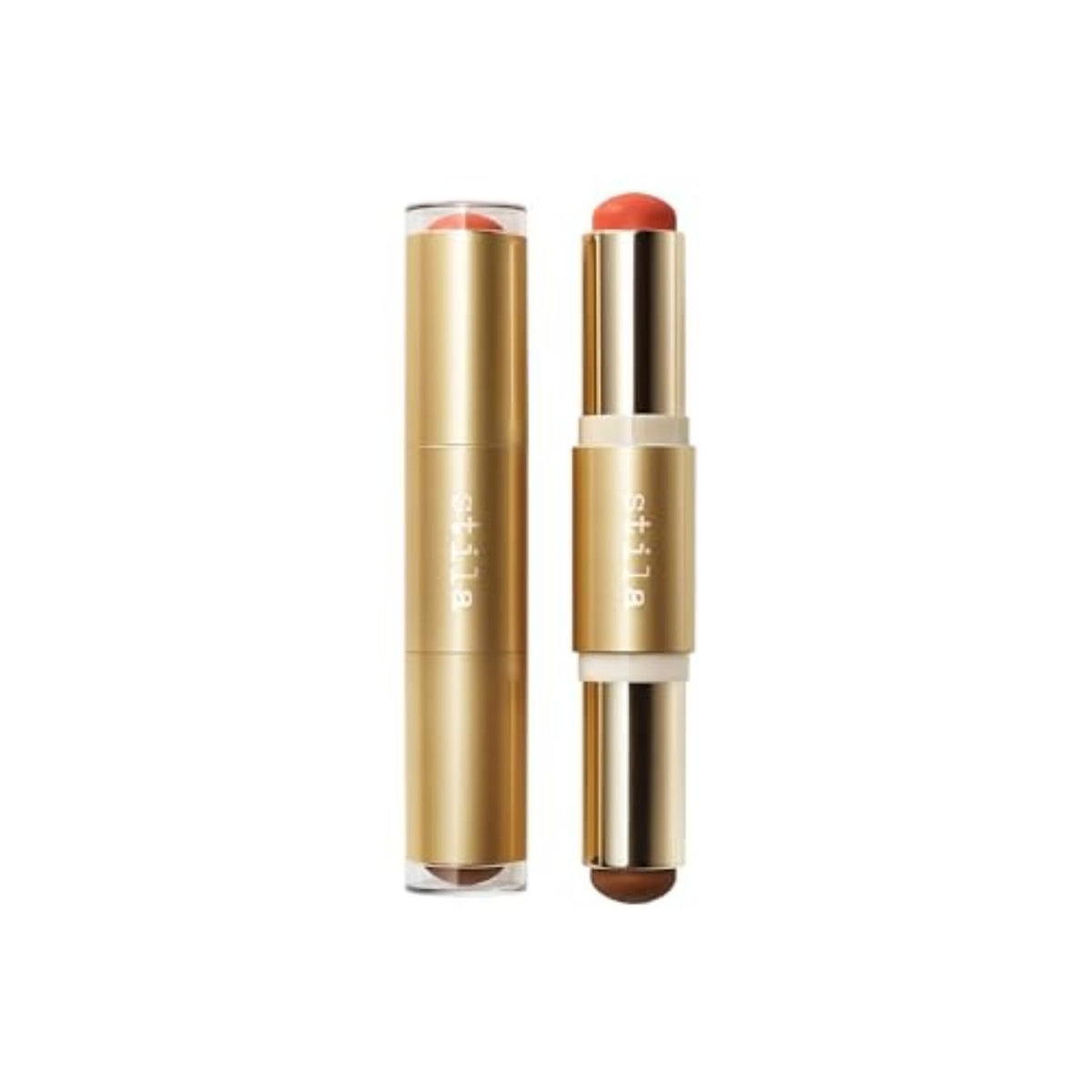 Stila Blush & Bronze Hydro-Blur Cheek Duo - Papaya & Tan, 2 Count