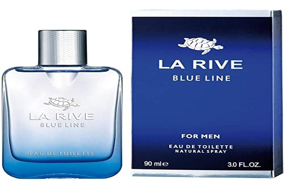 La Rive Blue Line Eau De Toilette Spray For Men, 3 Fl Oz - Fresh & Invigorating Fragrance