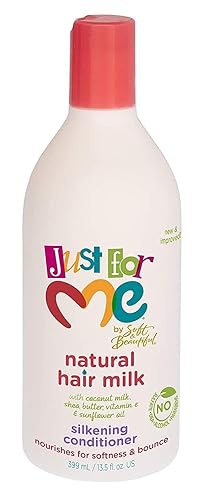 Just For Me Hair Milk Conditioner, Silkening, 13.5 Fl Oz, Pack Of 3 - Moisturizing Formula