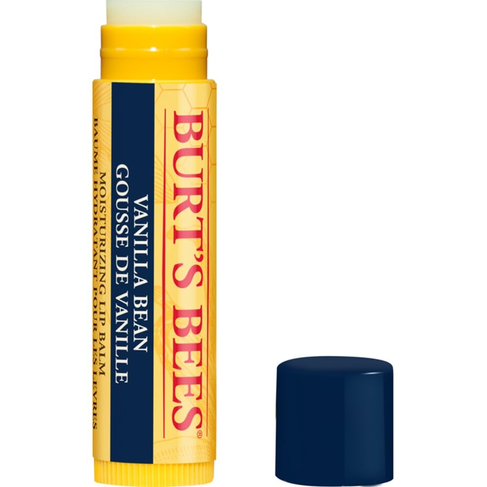 BURT'S BEES Vanilla Bean Lip Balm Tube - 4.25g Moisturizing Lip Care