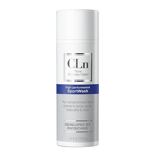 Cln® Sportwash Body Wash For Men & Women, Fragrance-Free, 3.4 Fl. Oz., Odor & Acne