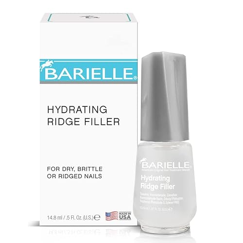 Barielle Hydrating Ridge Filler Base Coat For Brittle Nails - 0.5 Ounce