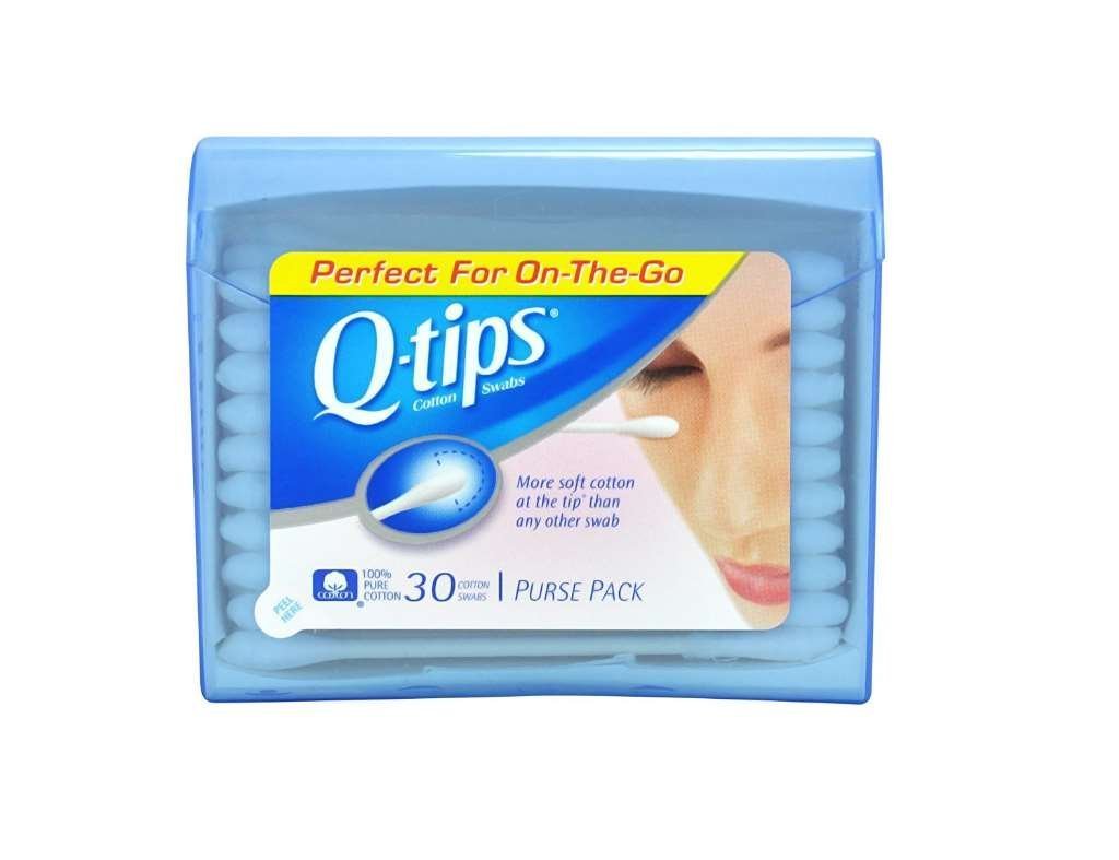 Q-Tips Cotton Swabs, 30 Ct Travel Size, Bamboo - Pack Of 5