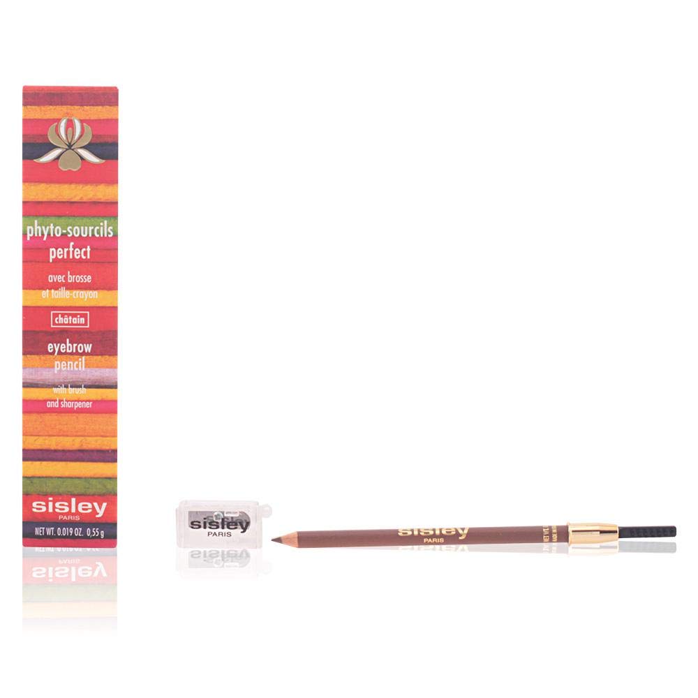 sisley paris Phyto Sourcils Perfect Eyebrow Pencil with Brush and Sharpener Chatain  001 Ounce