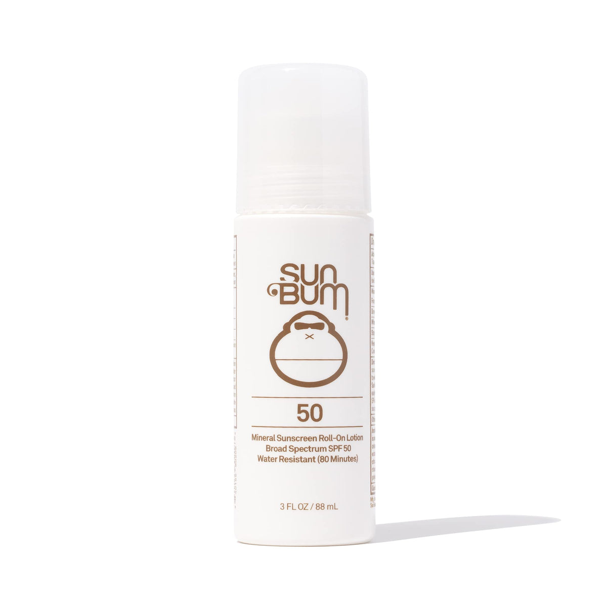 Sun Bum Mineral Spf 50 Sunscreen Roll-On Lotion, Vegan, Reef Friendly, 3 Oz