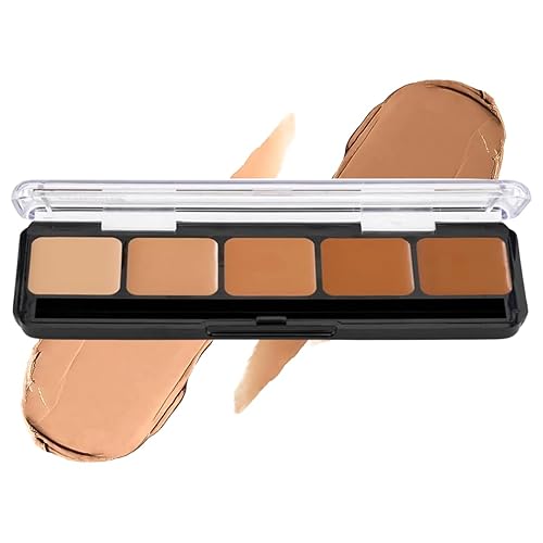 Graftobian Hd Glamour Crème Foundation Palette Warm #2 - 5 Color Full Coverage Makeup