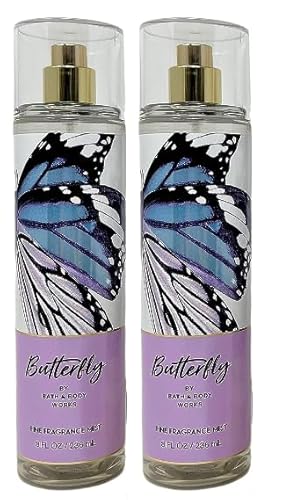 Bath & Body Works Fine Fragrance Mist Butterfly 2-Pack, 16 Fl Oz, Perfect Gift Set