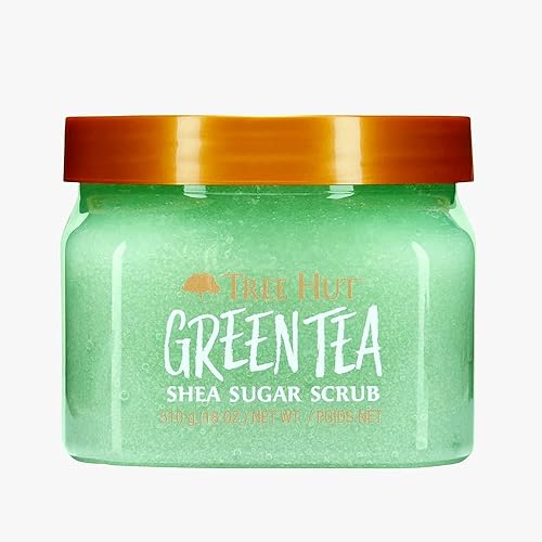 Tree Hut Green Tea Shea Sugar Scrub - 18 Ounce Exfoliating Body Scrub For Smooth Skin