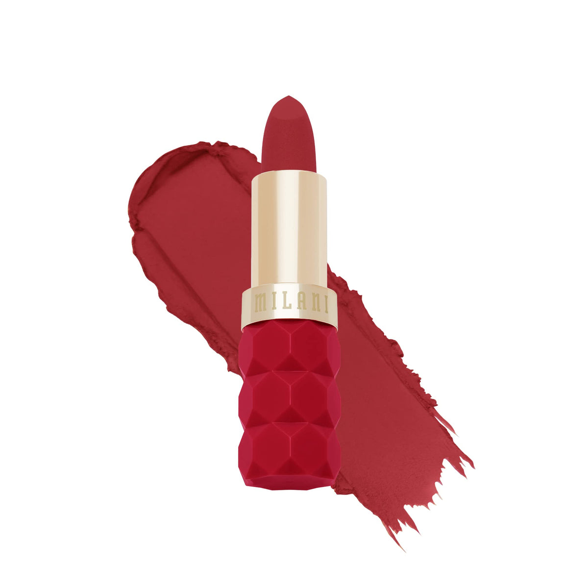 Milani Color Fetish Matte Lipstick - Poppy, 0.14 Oz, Long-Lasting, Bold Color