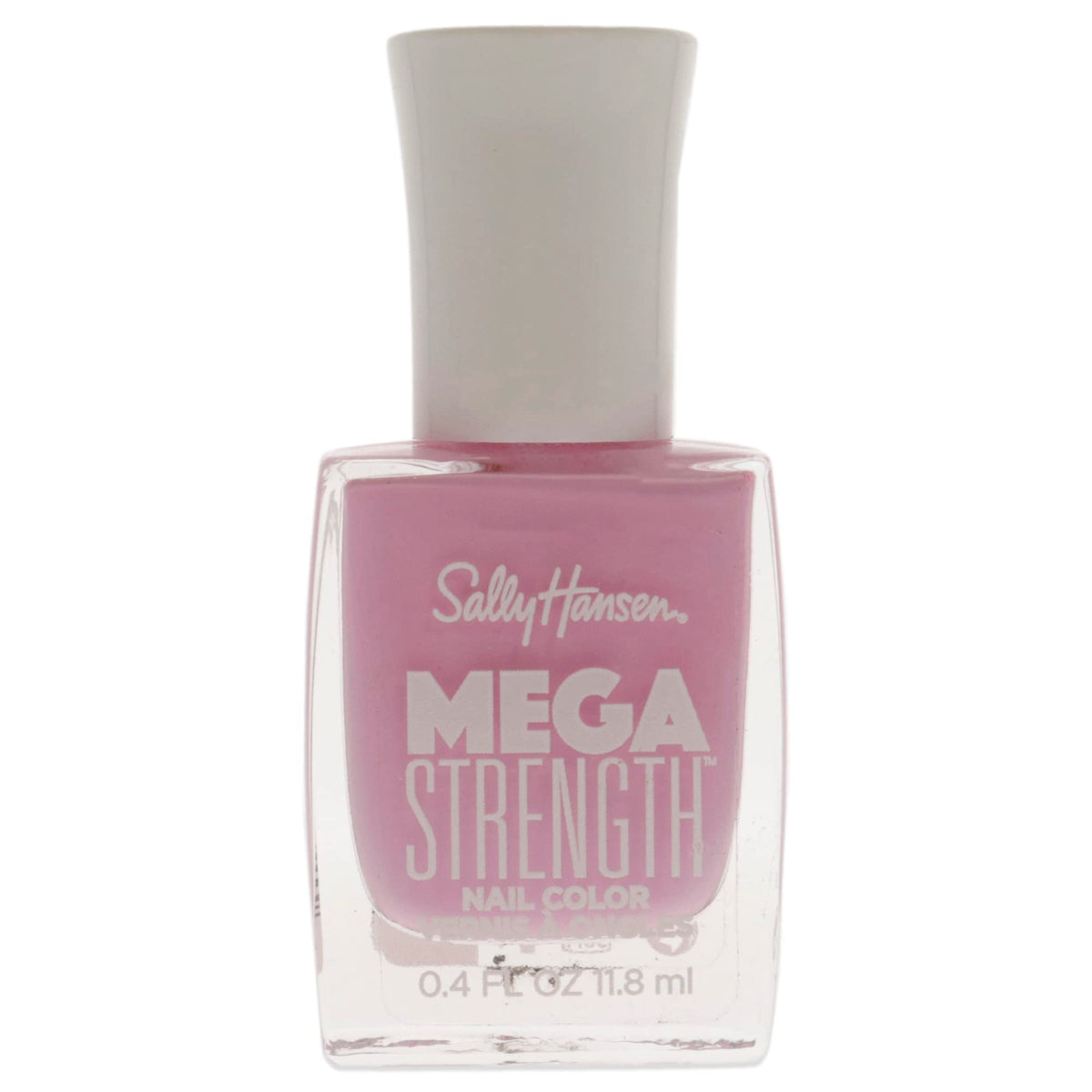 Sally Hansen Mega Strength Nail Color - Y'orchid, 0.4 Fl Oz, Long-Lasting & Vibrant Finish