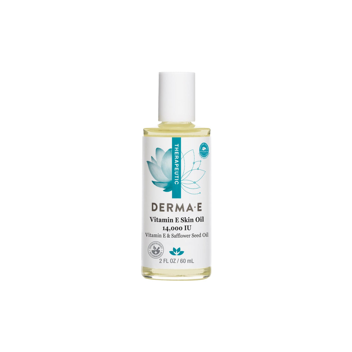 Derma E Vitamin E Skin Oil, 14,000 Iu Safflower Oil, Hypoallergenic, 2 Fl Oz