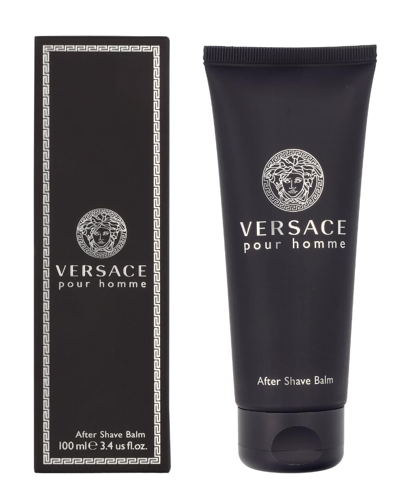 Versace Pour Homme After Shave Balm 100Ml - Refreshing Men'S Skincare Essential