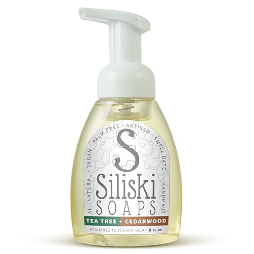 Simple Skincare By Siliski Foaming Glycerin Soap, Vegan Tea Tree & Cedarwood, 8 Fl Oz