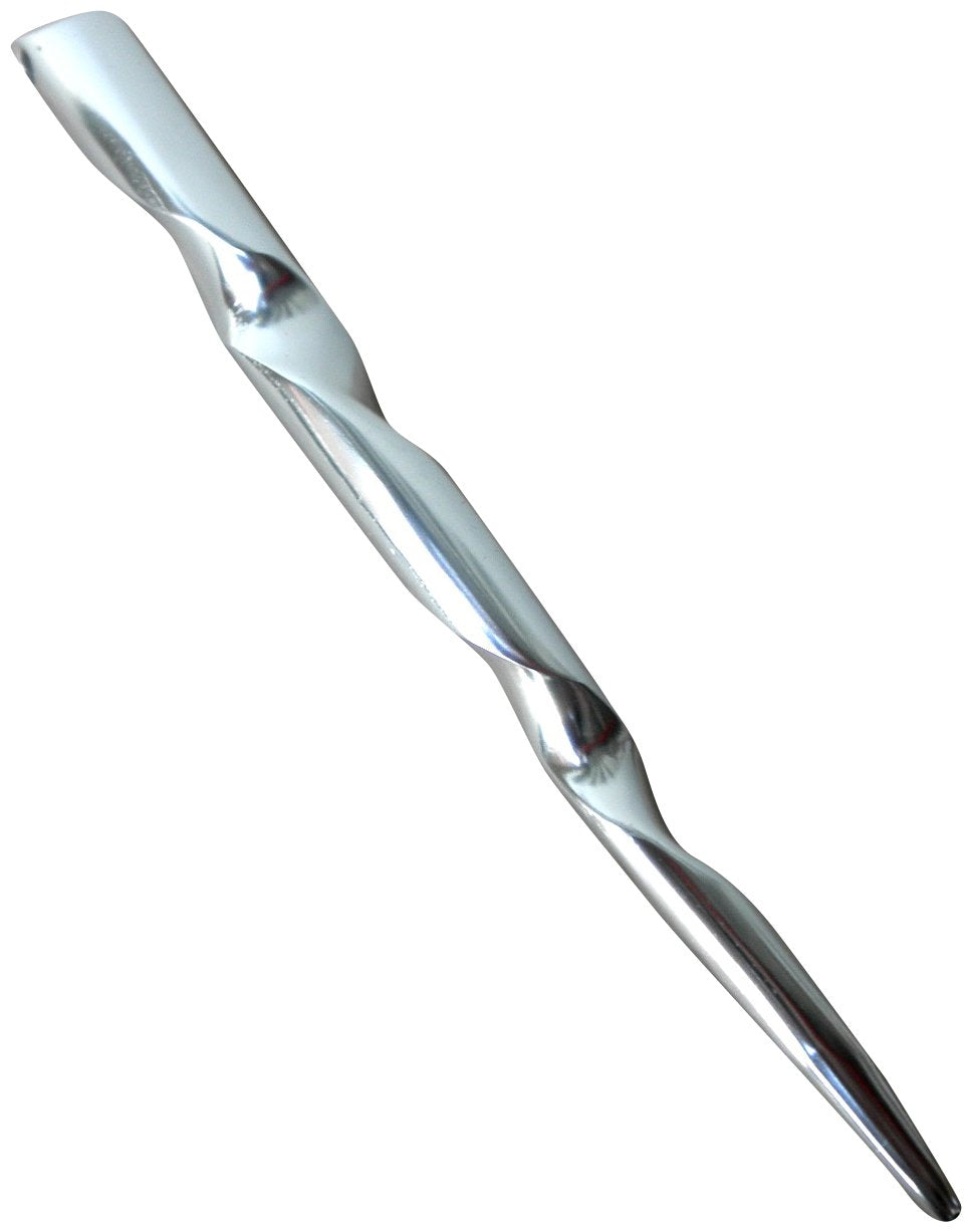 Jwl Hawnkoa Anodized Aluminum 6&quot; Hair Stick - Unbreakable Waterproof Silver Fork