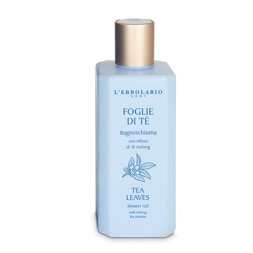 L'Erbolario Tea Leaves Cleansing Gel - Oolong Tea Infusion, Floral Scent, 8.5 Oz