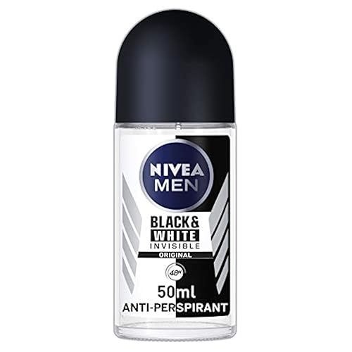 Nivea 48H Invisible Black & White Anti-Perspirant Deodorant Roll-On, 50Ml