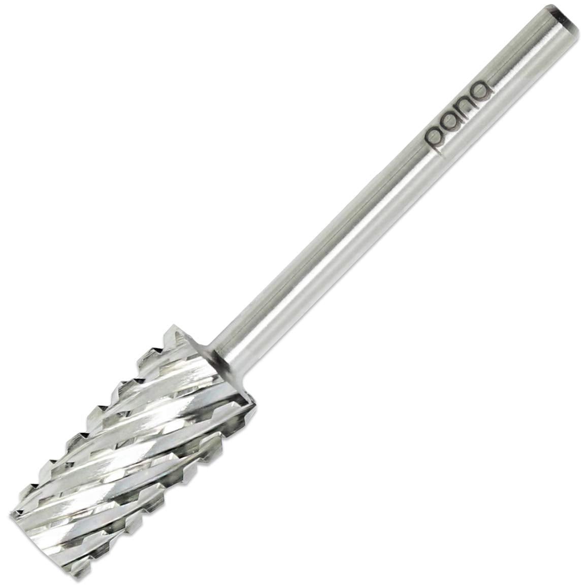 Pana Extra Coarse Silver Carbide Nail Drill Bit - 3/32&quot; Shank For Acrylic & Gel Manicure