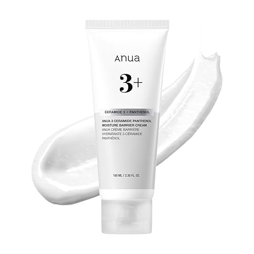 Anua 3 Ceramide Panthenol Moisture Barrier Cream 100Ml - Hydrating Face Moisturizer, Korean Skincare