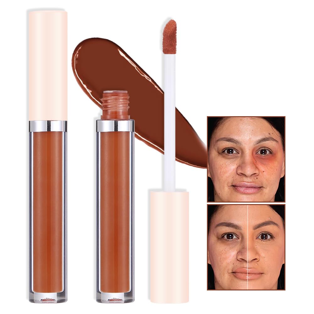 Kaely 2Pcs Orange Concealer Stick - Waterproof Face Contour Makeup For Dark Circles & Blemishes