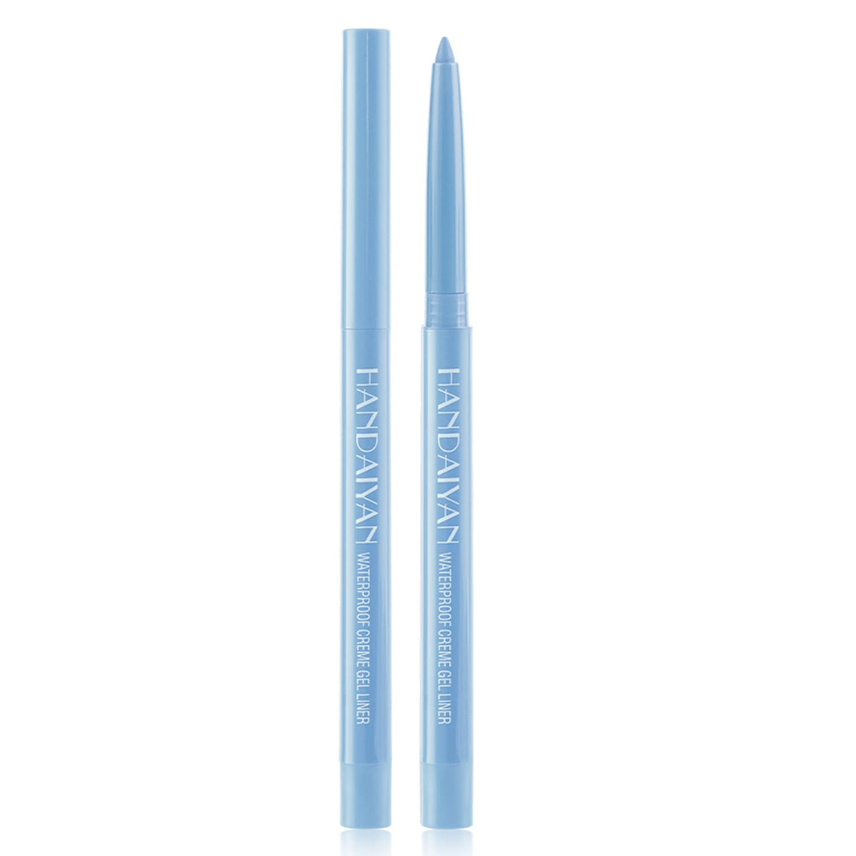 Dekrion Waterproof Eyeliner Pencil - Long-Lasting Light Blue, High-Pigmented Easy To Use