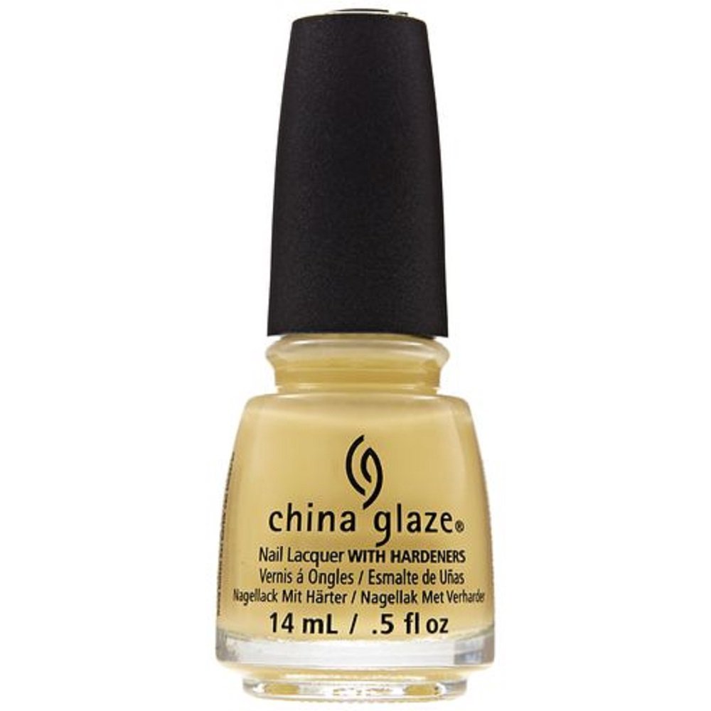 China Glaze Nail Polish - Casual Friday 1554, Pastel Yellow, 0.5 Fl Oz