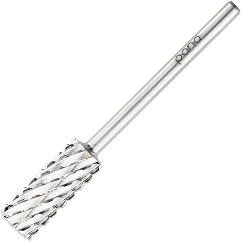 Beauticom Usa Pana Silver Small Barrel Nail Drill Bit 3X Coarse Grit For Acrylic & Gel