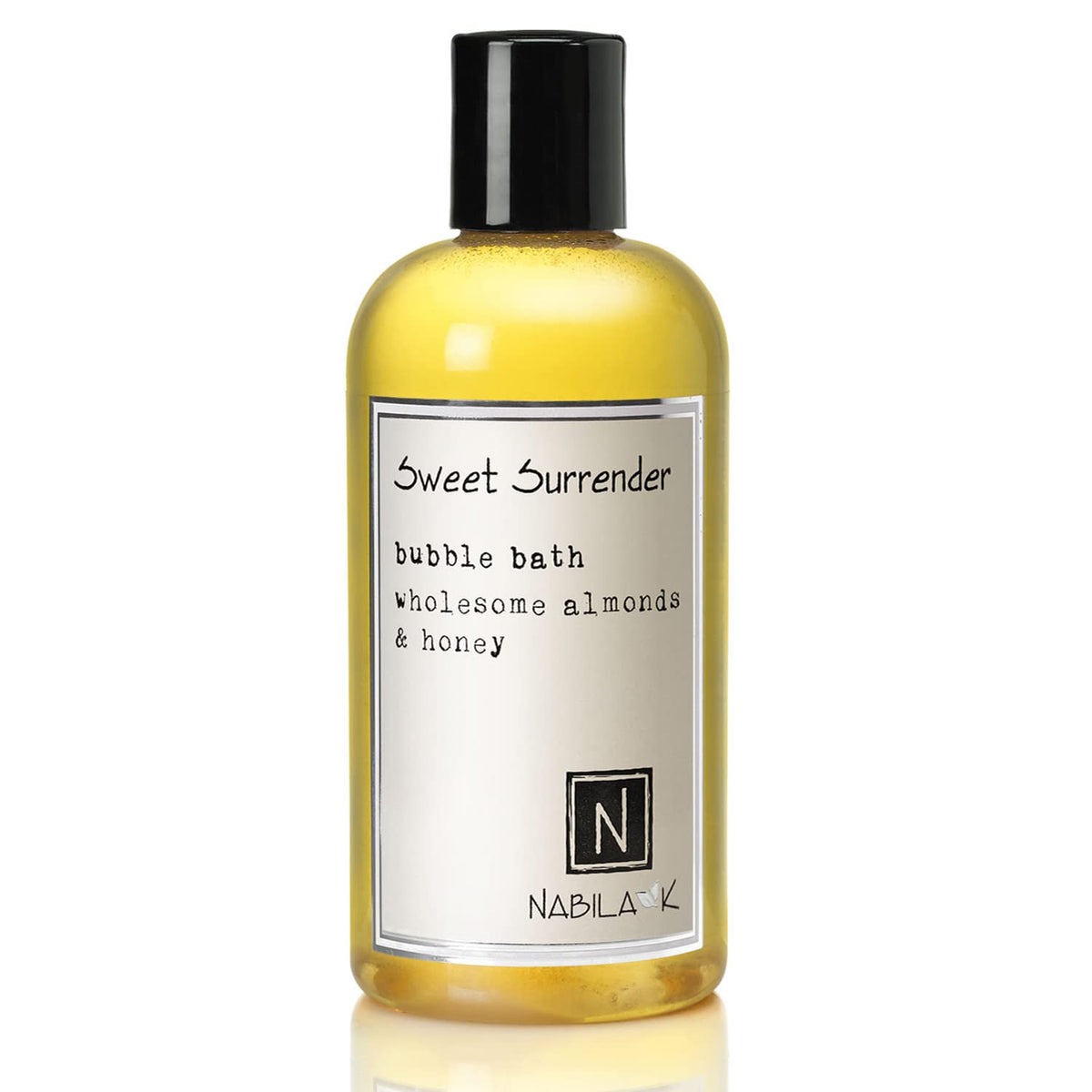 Nabila K Sweet Surrender Bubble Bath - Almond & Honey, Moisturizing, 8 Oz, Gentle For Sensitive Skin