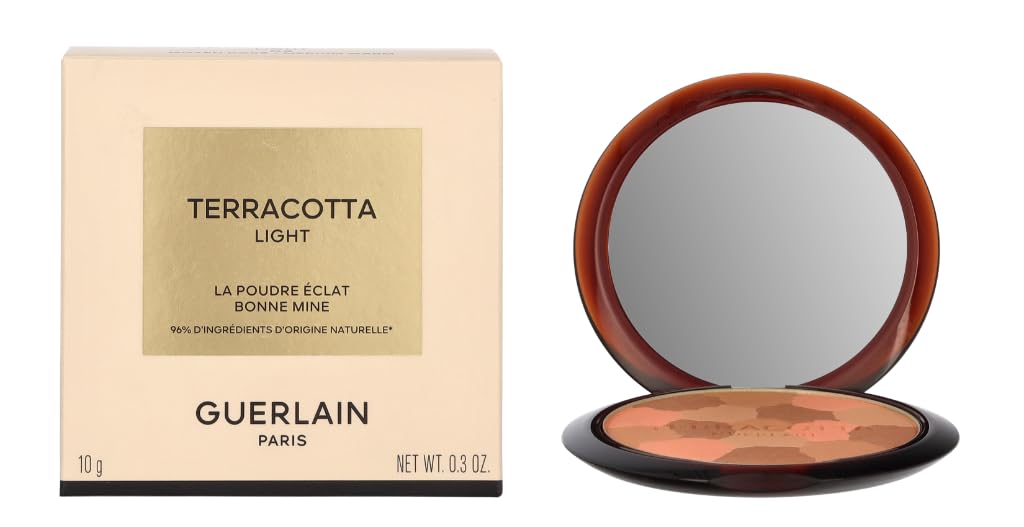 Guerlain Terracotta Light Healthy Glow Powder 03 Medium Warm - 0.3 Oz For Women