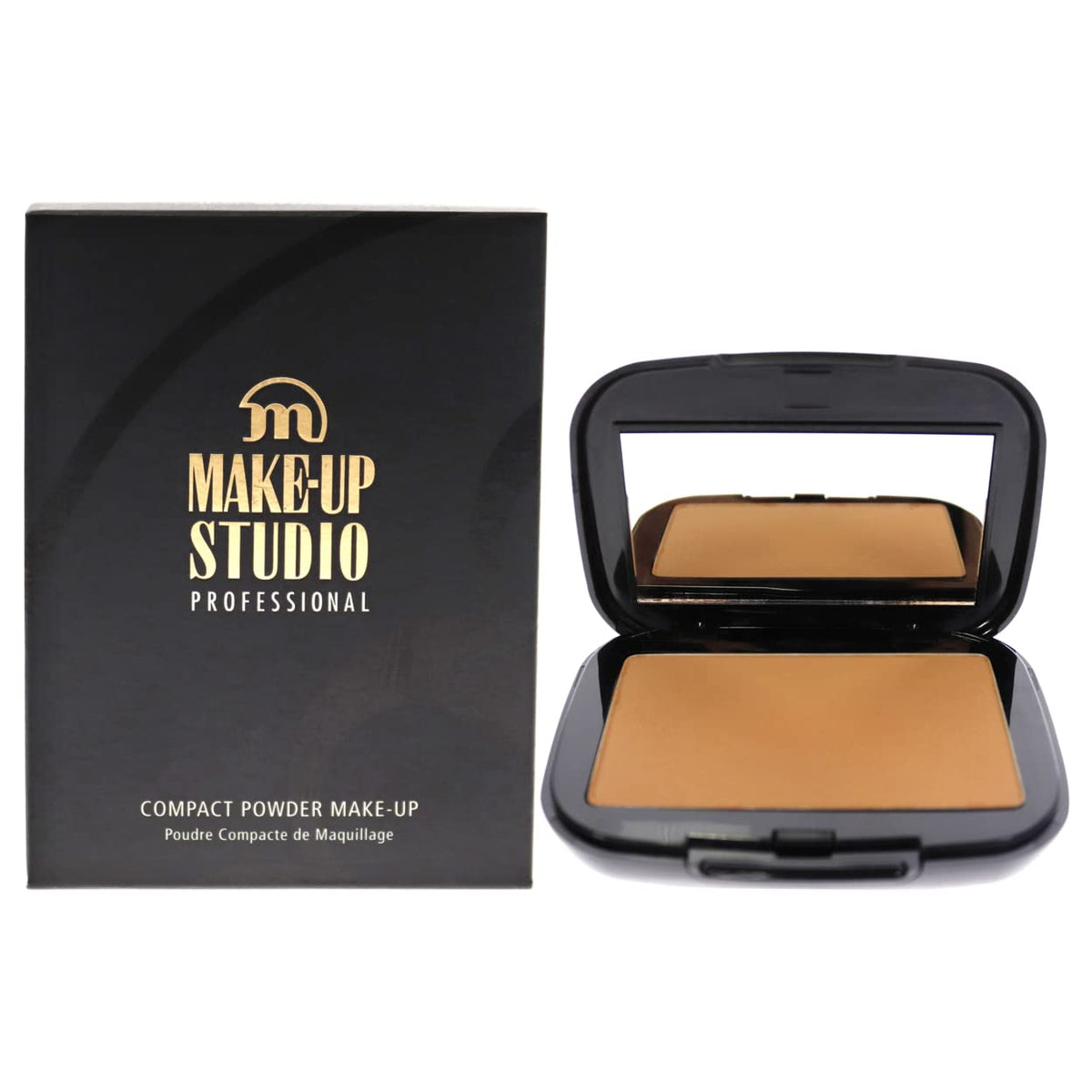 Make-Up Studio 3-In-1 Compact Powder Foundation, Medium To Dark, 0.35 Oz For Women