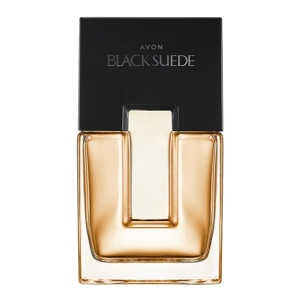 Avon Black Suede Eau De Toilette Spray For Men, 3.4 Fl Oz - Authentic Fragrance