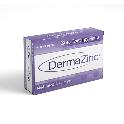 Dermazinc Zinc Therapy Soap 3 Pack - 4.25 Oz Bar For Skin Irritations And Conditions