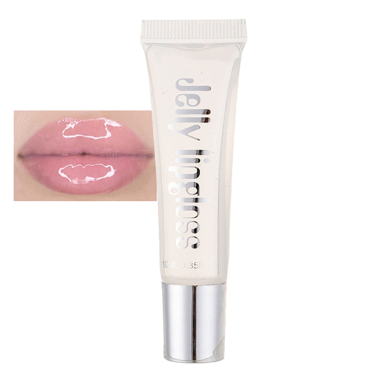 Rosarden Clear Hydrating Lip Gloss - Waterproof, Plumping, Non-Sticky, Long Lasting, 0.35 Fl Oz