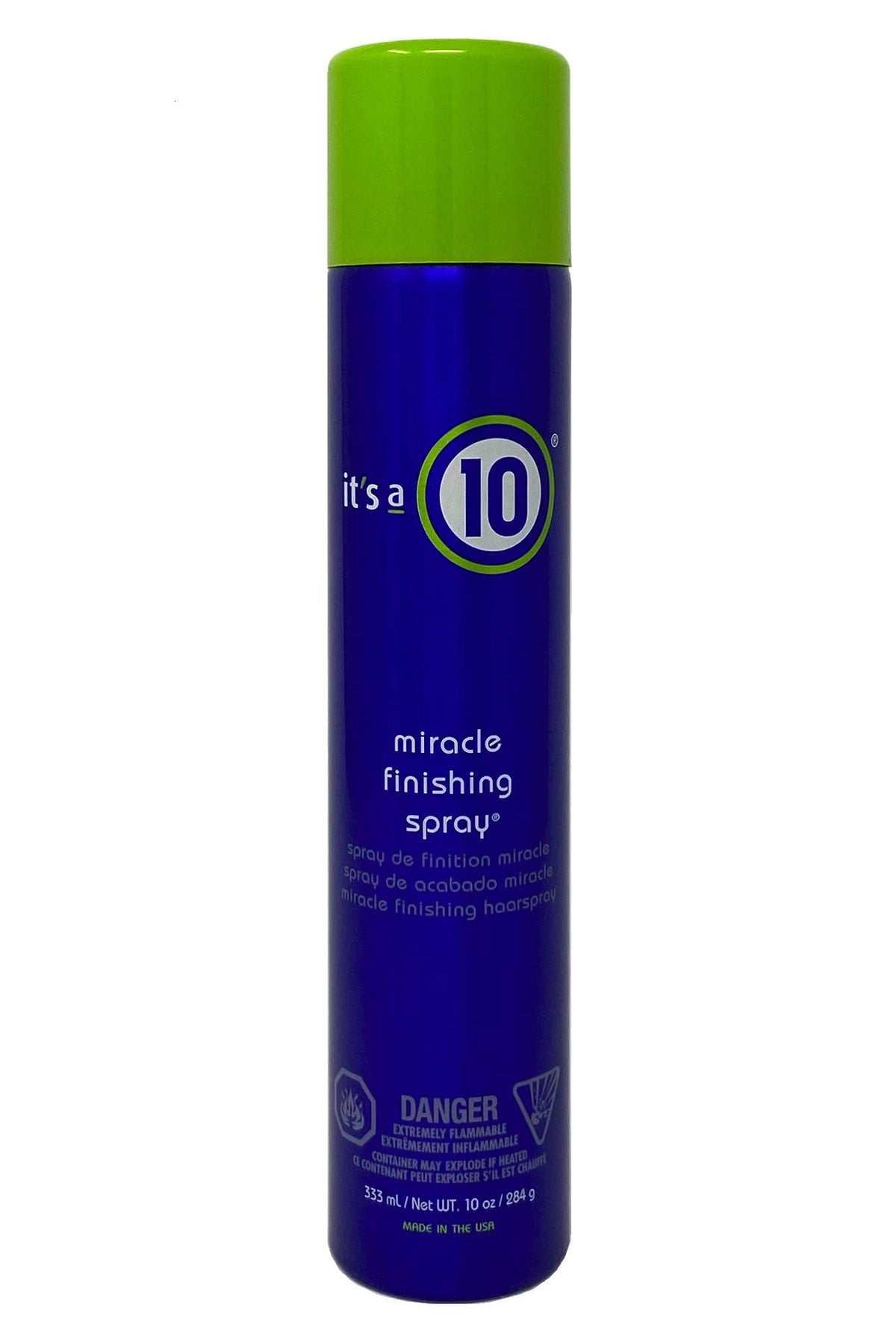 It'S A 10 Haircare Miracle Finishing Spray - 10 Fl Oz, Blue, Lightweight, Long-Lasting Hold